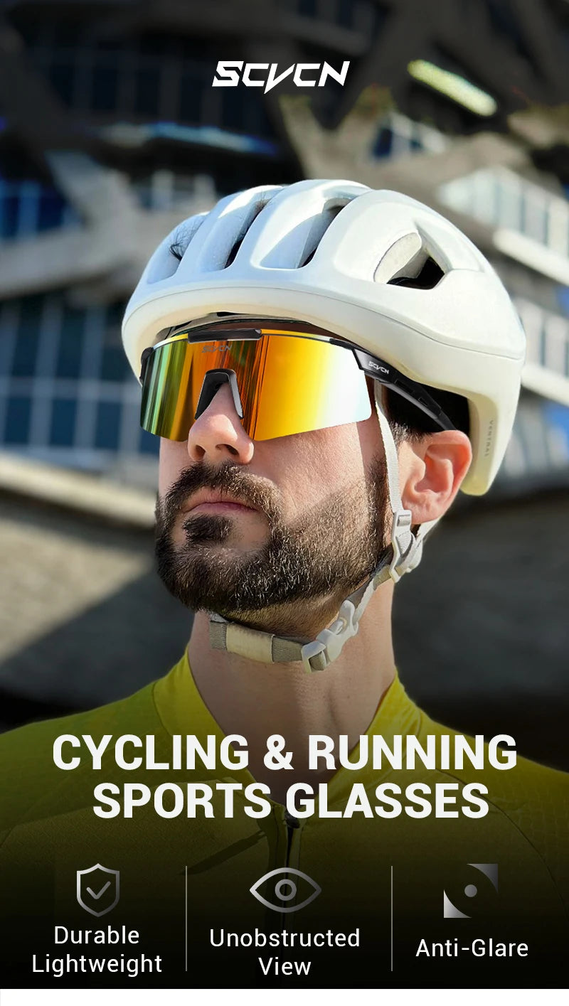 UV400 Performance Cycling Sunglasses with TR-90 Frame