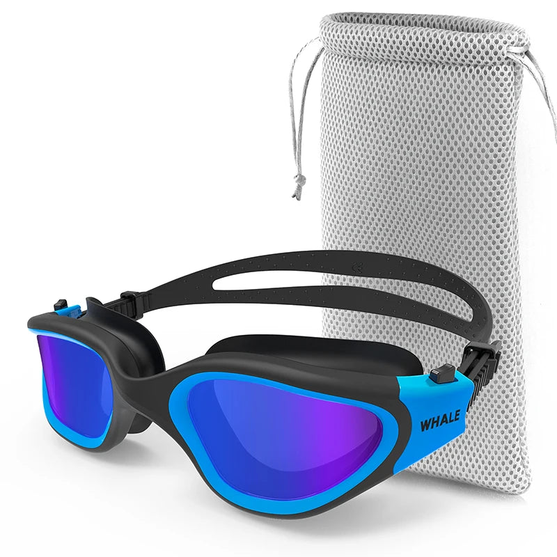 Polarized Anti-Fog Swimming Goggles for Adults