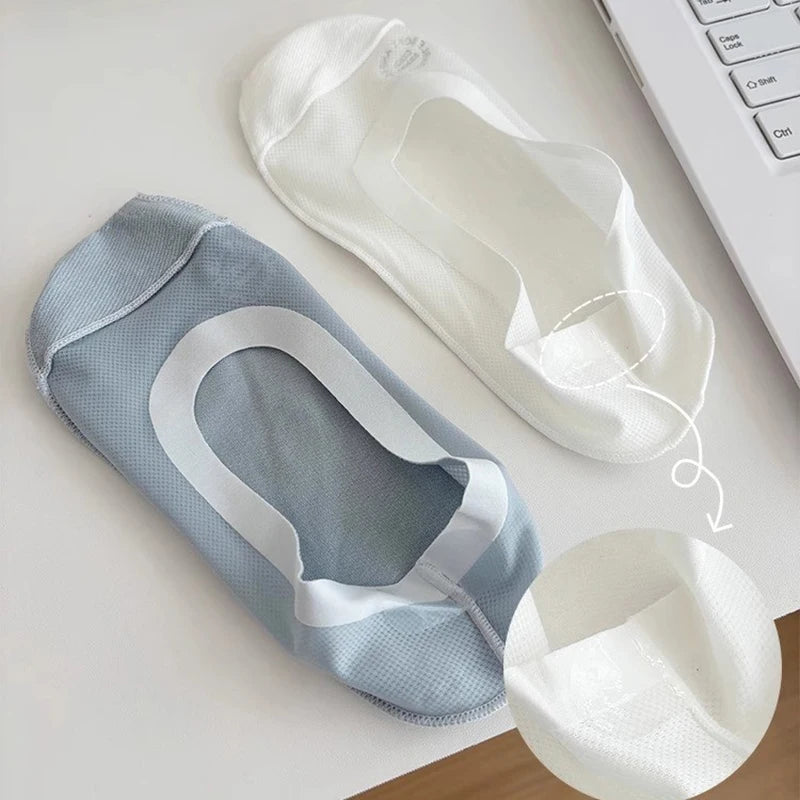 Women's Invisible Low-Cut Socks with Silicone Grip