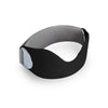 Black and gray adjustable silicone knee pads for joint support