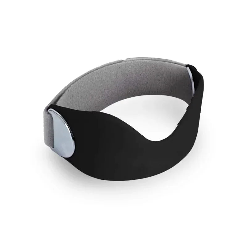 Black and gray adjustable silicone knee pads for joint support