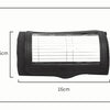 Black football training wrist guard and clipboard cover with ruled lines