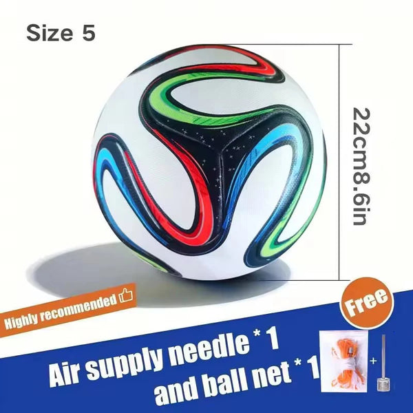 Professional Size 5 Soccer Ball – Durable PU Training & Match Ball