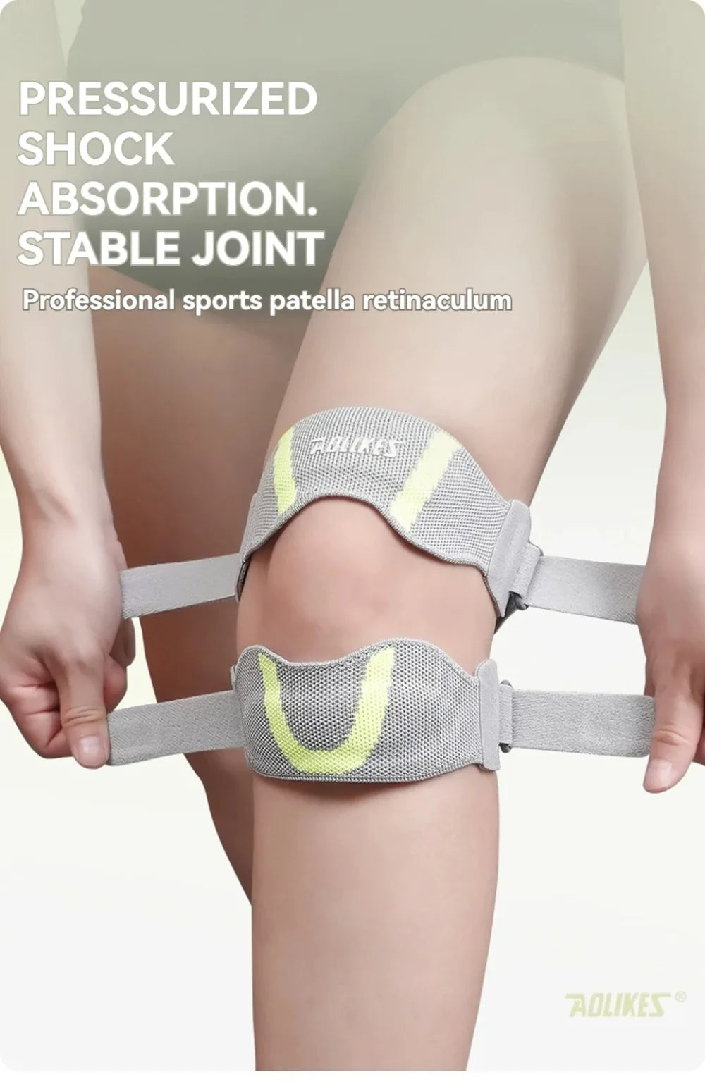 Adjustable Knee Support Strap with Dual Straps for Pain Relief