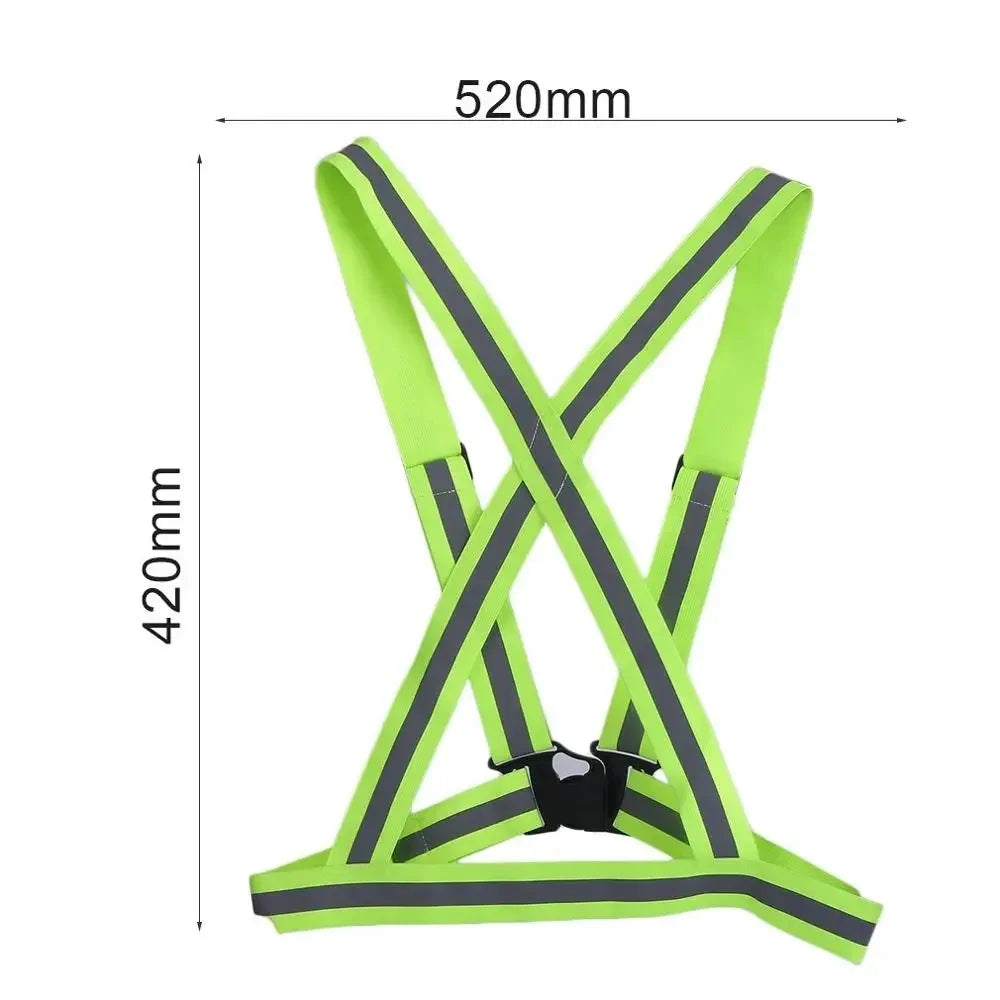 High-Visibility Reflective Safety Vest for Running, Cycling & Outdoor Work