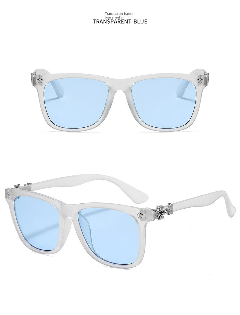 Vintage Square Anti-Blue Light Glasses for Men and Women