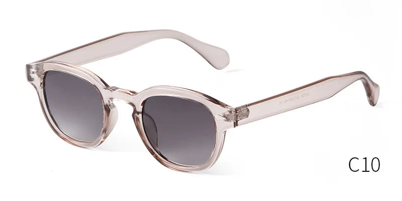 Retro Round Sunglasses with UV400 Protection