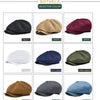 Men's Classic Newsboy Cap – Cotton 8-Panel Ivy Hat