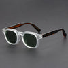Retro Tortoiseshell Acetate Square Sunglasses