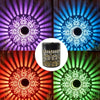Solar Peony Mandala Projector Light for Outdoor Walls