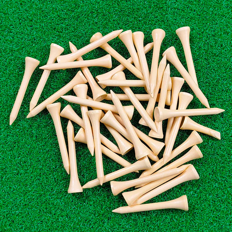 Natural Wood Golf Tees (100-Pack)