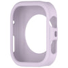 Coque de protection en silicone violet clair pour une Huawei Watch Fit 4 ou Pro.