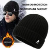 Fleece-Lined Knit Beanie for Men and Women