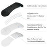 Various types of anti-snoring nasal strips shown highlighting features like fabric exterior, triple flex band, hypoallergenic