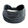 Diadema ancha y elástica gris oscuro atada en lazos, apta para el cabello y deportes.