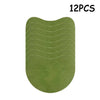 Twelve olive green acupressure heat patches for neck and shoulder relief