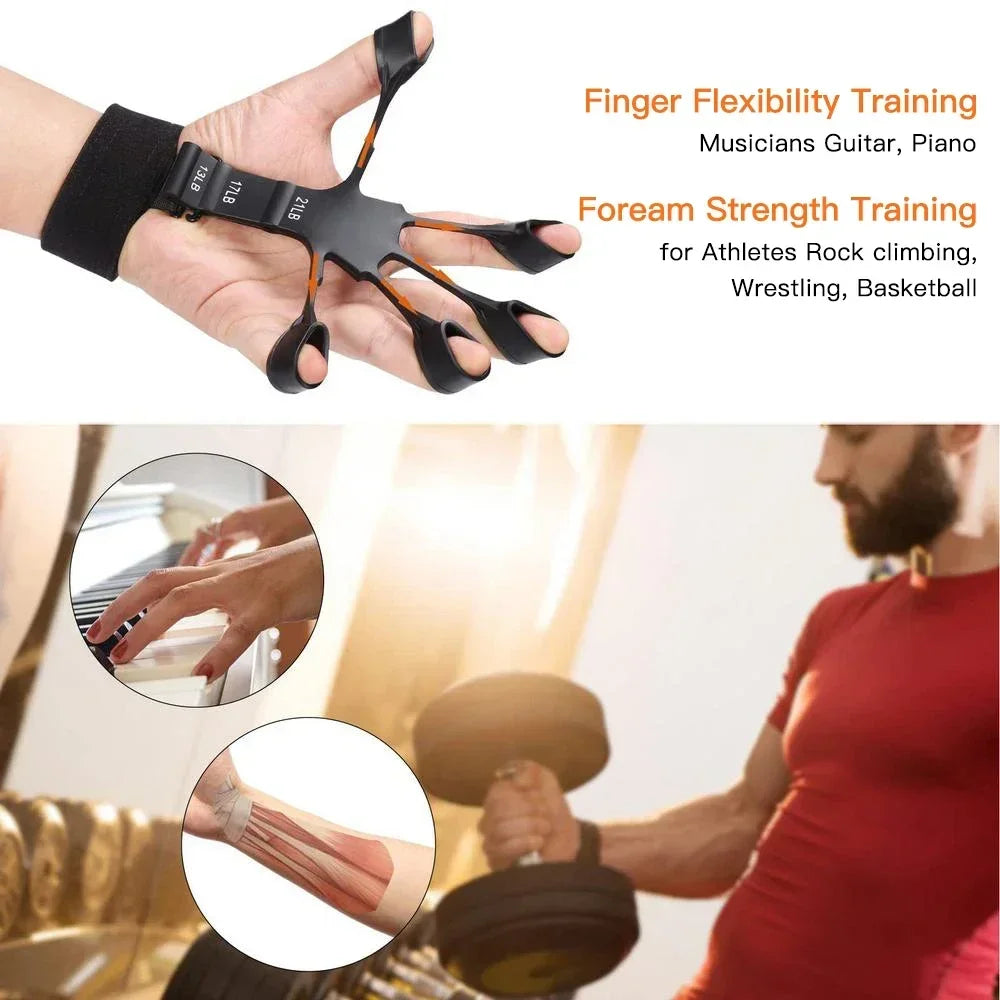 Silicone Finger Exerciser for Hand Strength & Recovery