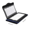 Black football training wrist guard and clipboard cover with grid lines