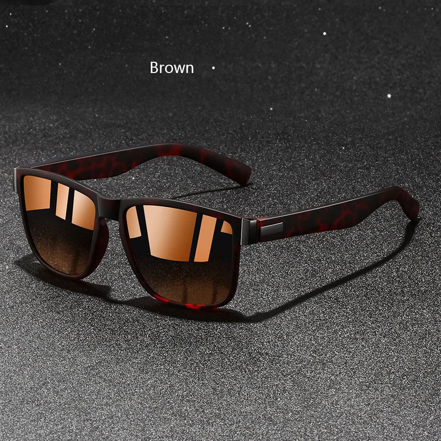 Classic Square Sunglasses for Men and Women – UV Protection & Lightweight Comfort