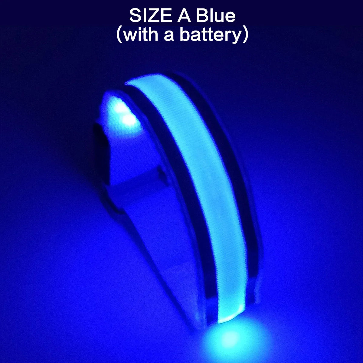 USB Rechargeable LED Safety Armband for Night Running and Cycling