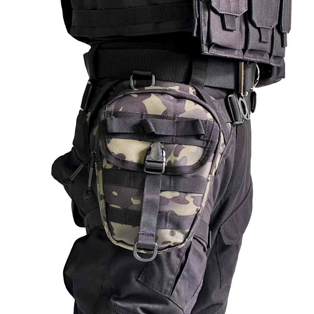Camo Tactical Waist Pack with Adjustable Strap