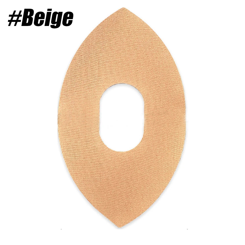 Beige Kinesiotape in Form der Null