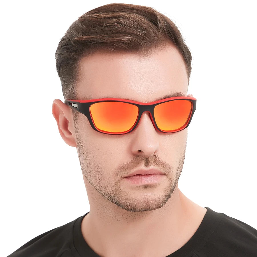Vintage Sports Sunglasses with UV400 Protection
