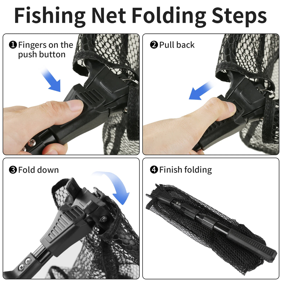 Aluminum Alloy Telescoping Fishing Landing Net