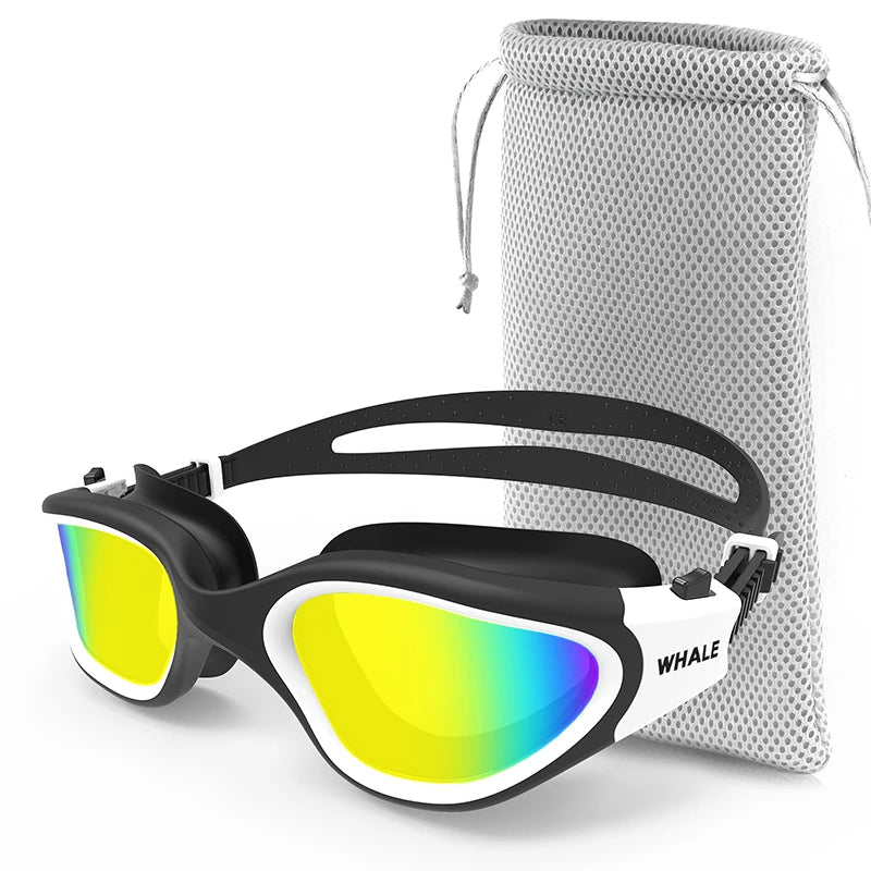 Polarized Anti-Fog Swimming Goggles for Adults