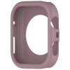 Coque de protection en silicone mauve clair pour Huawei Watch Fit 4 ou Pro.