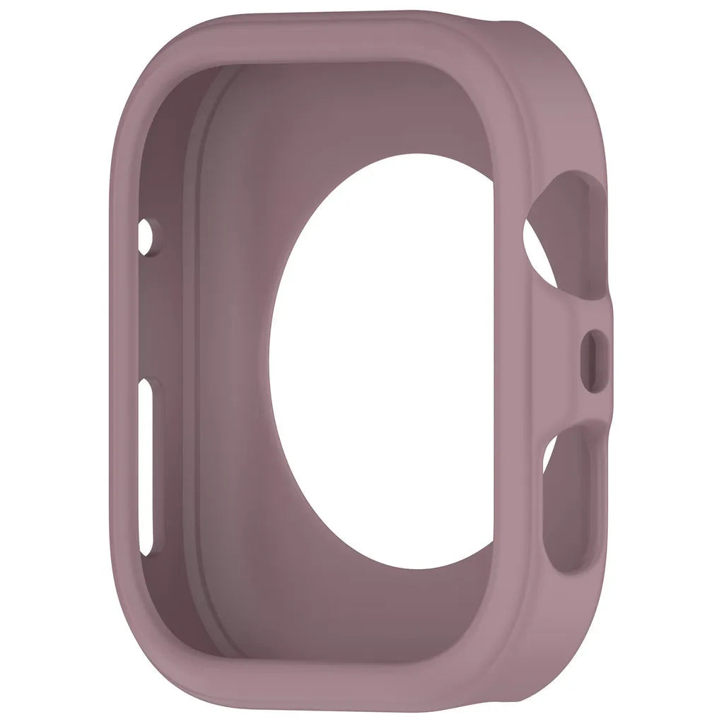 Coque de protection en silicone mauve clair pour Huawei Watch Fit 4 ou Pro.