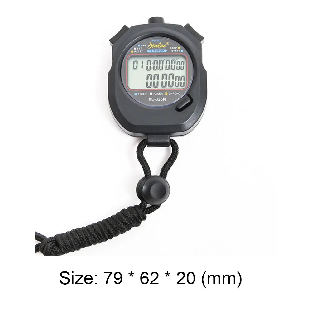 Precision Digital Stopwatch with Large Display for Sports and Training