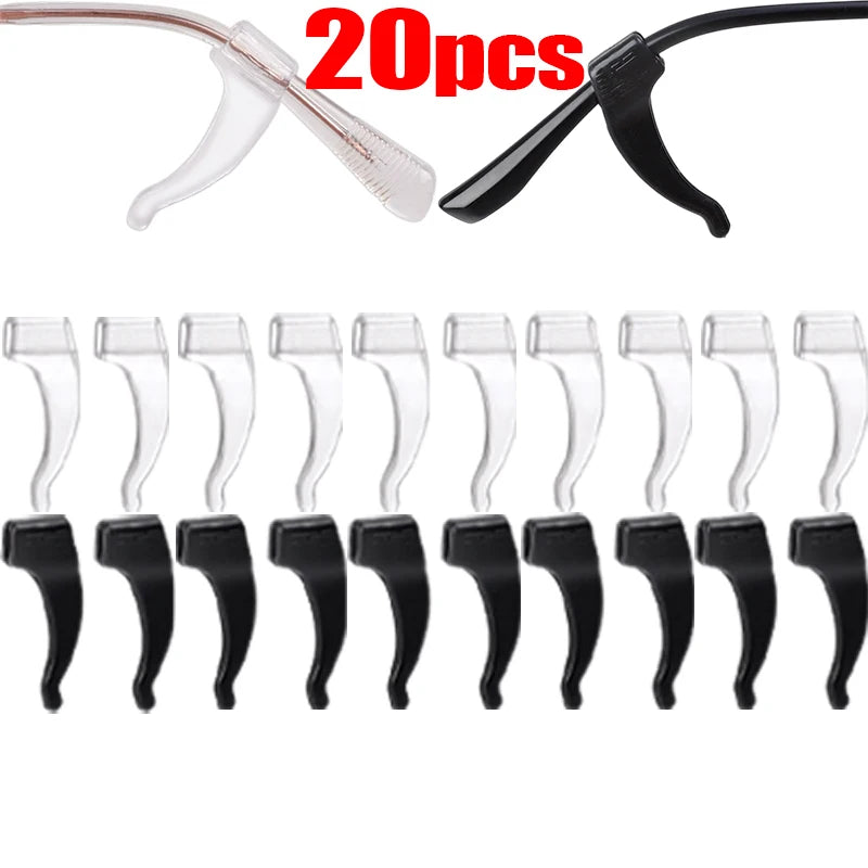Silicone Anti-Slip Glasses Ear Hooks – Ergonomic Eyewear Grips