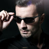 Rimless Polarized Sunglasses for Men | Lightweight Aluminum-Magnesium Frame with UV400 Protection
