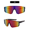 UV400 Cycling Sunglasses with Blue Mirror Lens