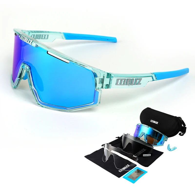 Fusion UV400 Cycling Sunglasses with 3 Interchangeable Lenses