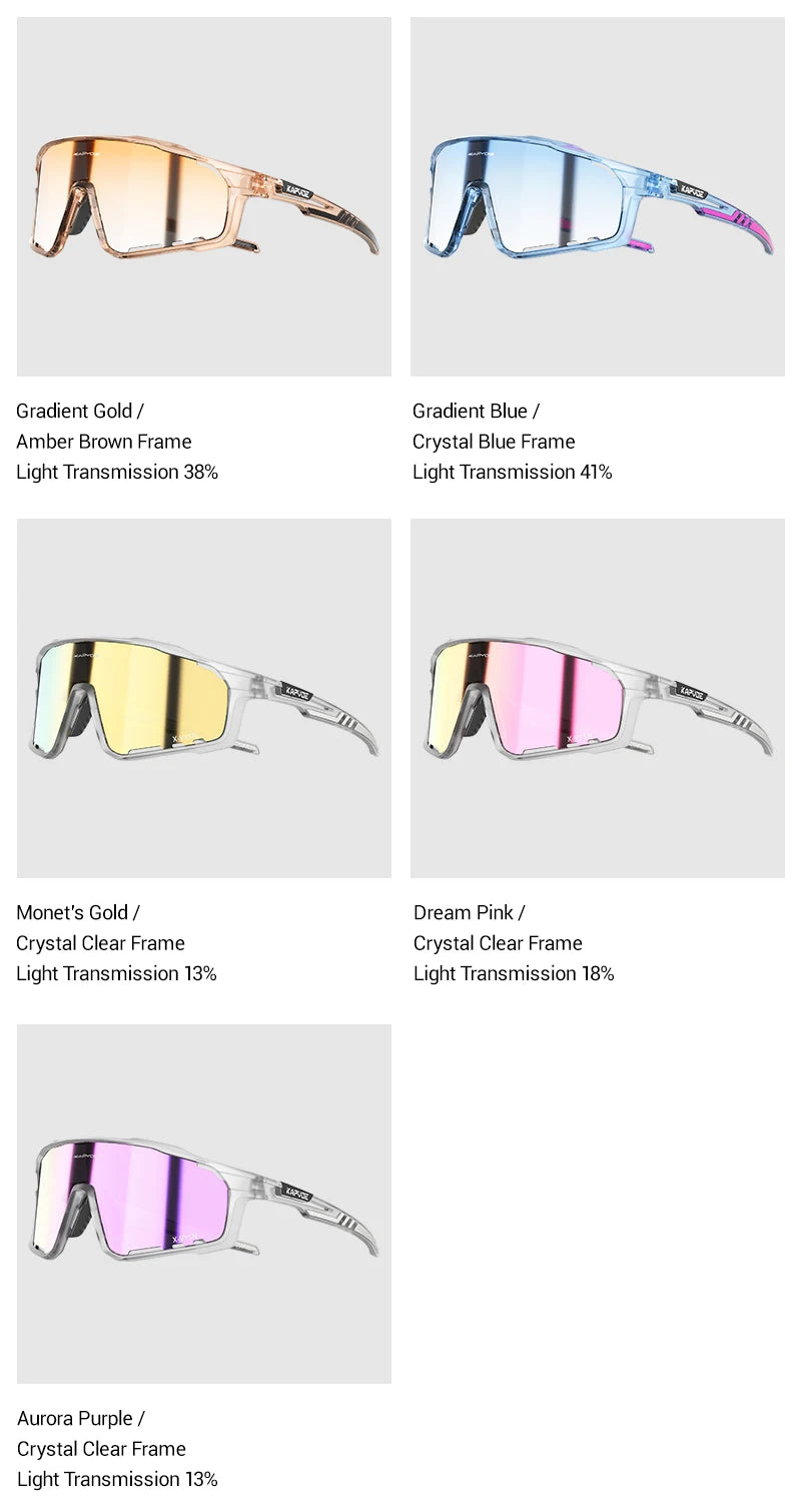 TR90 Cycling Glasses with Interchangeable Lenses for Men and Women