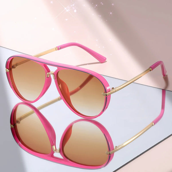 Classic Gradient Aviator Sunglasses