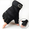 Black performance weightlifting grip gloves shown on a hand and an inset view.