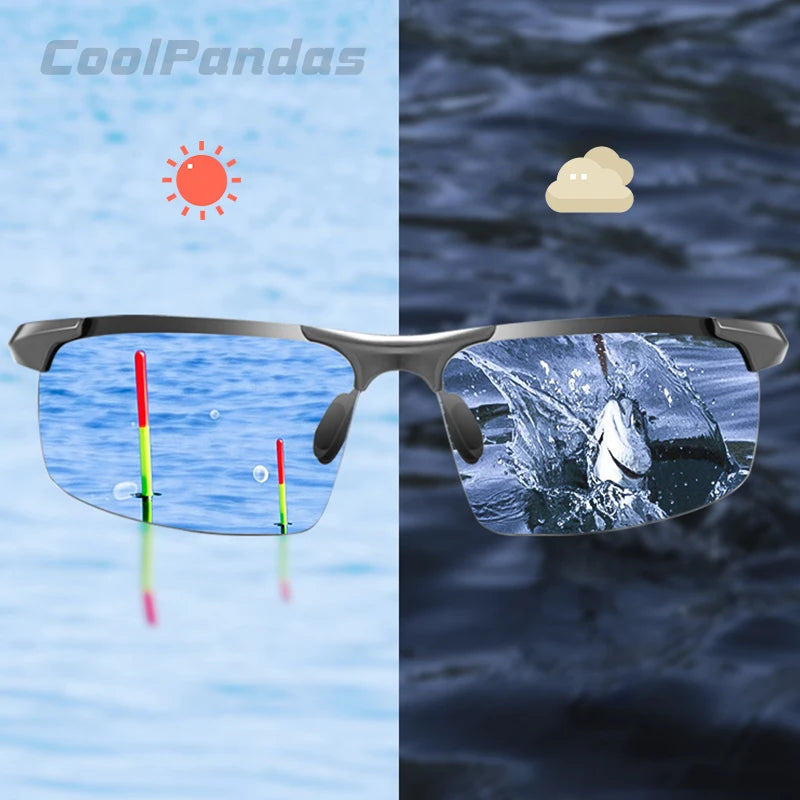 Photochromic Polarized Sports Sunglasses with UV400 Protection