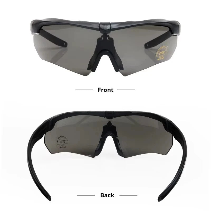 Tactical Sports Glasses with Swappable Lenses