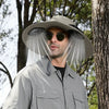 Solar-Powered Cooling Bucket Hat with USB Rechargeable Fan