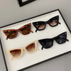 Vintage Cat-Eye Square Sunglasses
