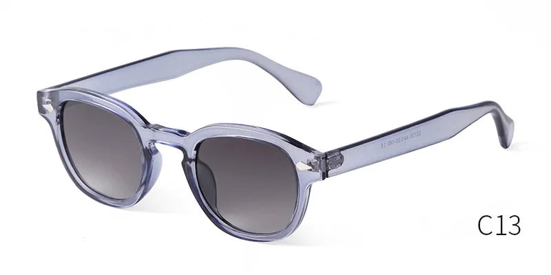 Retro Round Sunglasses with UV400 Protection