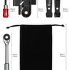 Compact 14-in-1 Ratchet Wrench Multi-Tool for Bicycles
