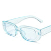 Retro Rectangle Sunglasses with UV400 Protection