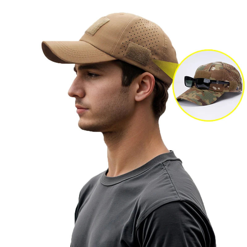 Tactical Camouflage Baseball Cap for Outdoor Adventures