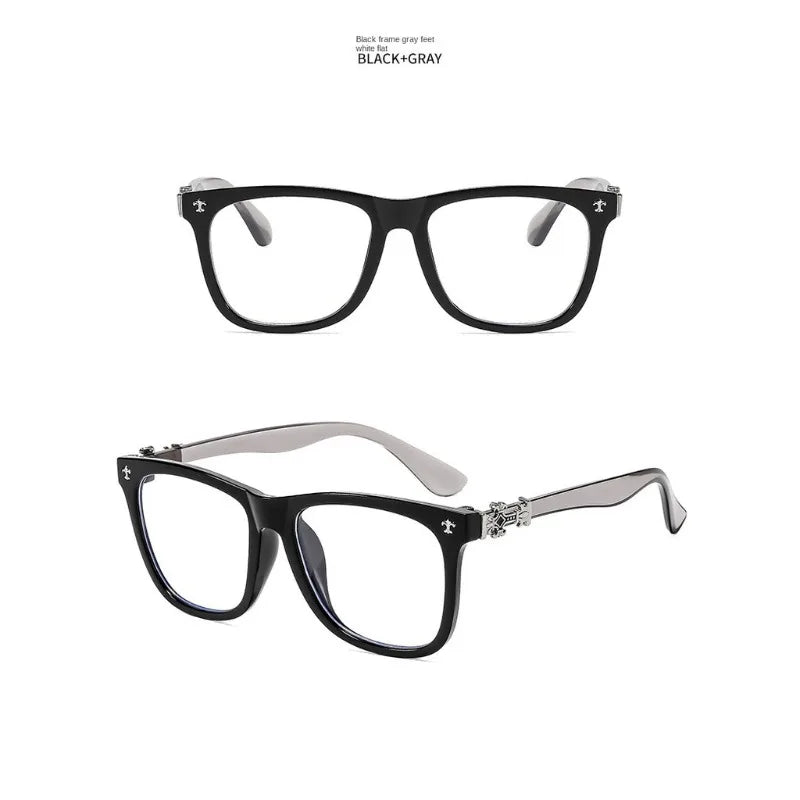 Vintage Square Anti-Blue Light Glasses for Men and Women