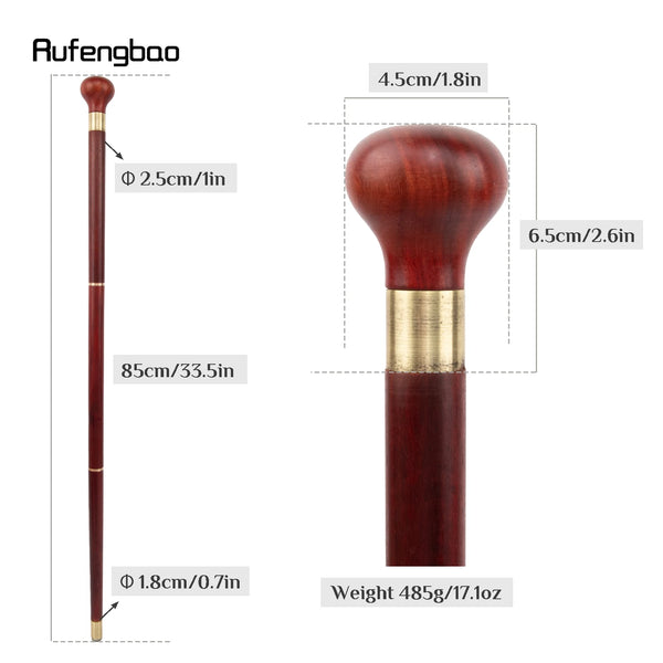 Carved Sandalwood Walking Cane for Costumes and Collecting