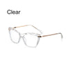 Vintage Cat-Eye Eyeglass Frames with Faceted Crystal Details